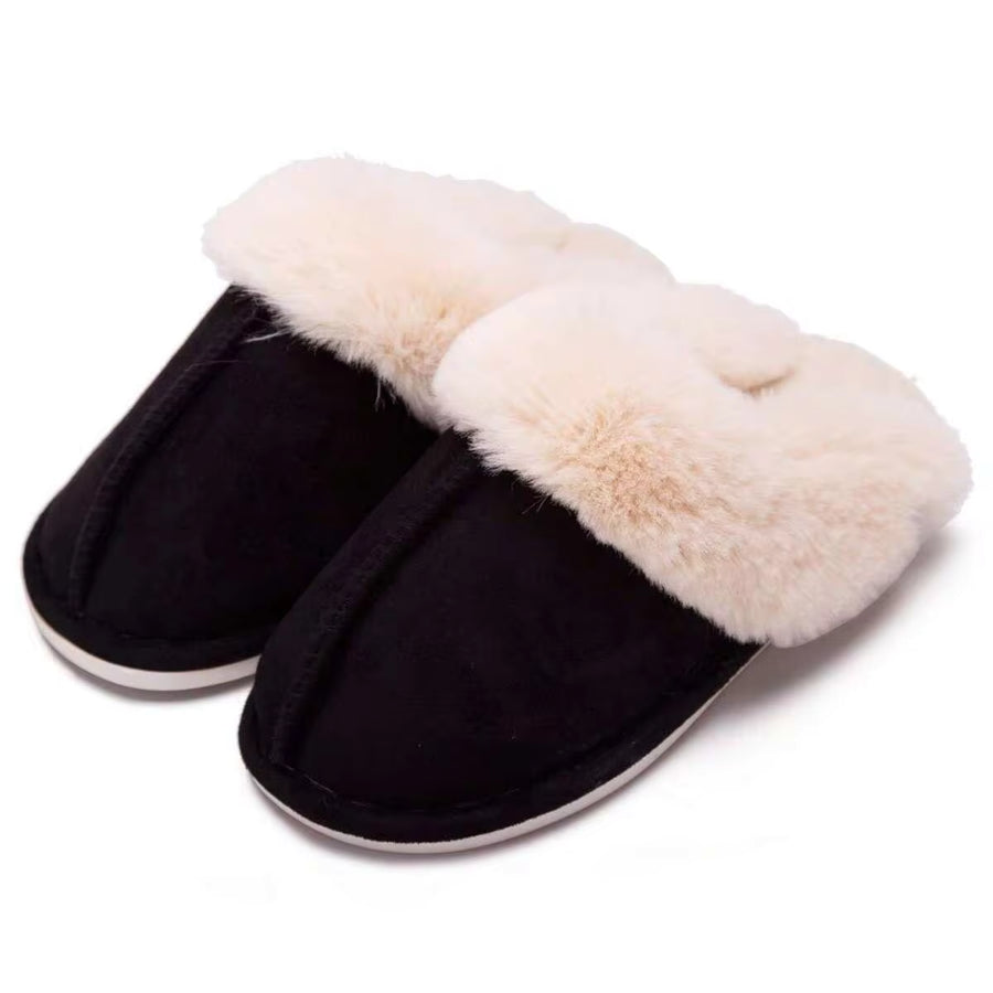 BenBoy Slippers For Womens Fluffy Slippers Warm Soft House Slippers Non-Slip Indoor Outdoor